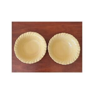 Two (2) Franciscan Coronado Cereal Bowls  Yellow
